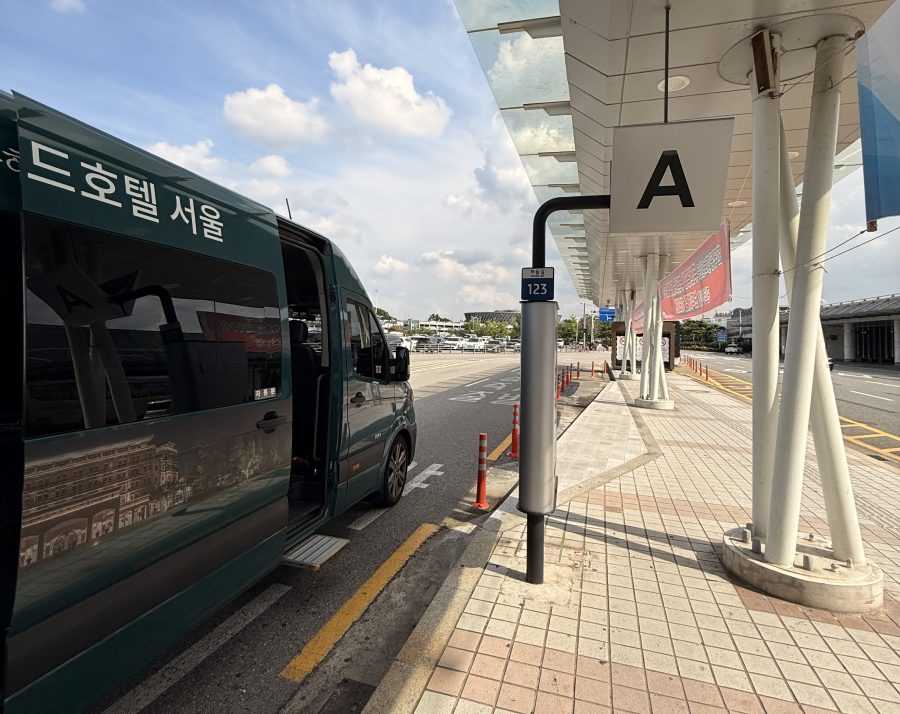 김포공항 국내선 셔틀버스 승차장